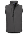 RUSSELL J141M - SOFTSHELL GILET — Titanium