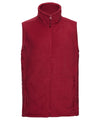 RUSSELL 8720M - Outdoor fleece gilet — Classic Red