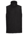 RUSSELL 8720M - Outdoor fleece gilet — Black