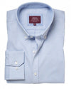 Brook Taverner 4052 Lawrence – Stretch Oxford Shirt — Sky Stripe