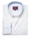 Brook Taverner 4052 Lawrence – Stretch Oxford Shirt — White