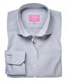 Brook Taverner 2361 Mirabel – Stretch Oxford Ladies Shirt — Grey Strip