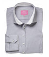 Brook Taverner 2361 Mirabel – Stretch Oxford Ladies Shirt — Grey