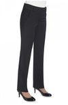 Brook Taverner 2234 Genoa – Tailored Leg Trouser — Black