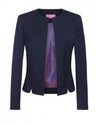 Brook Taverner 2353 Rosa – Collarless Jacket — Navy