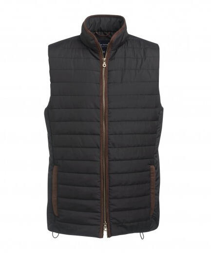 Brook Taverner 4370 Tampa – Quilted Gilet — Black
