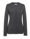 Brook Taverner 2308 Seattle – Crew-neck Cardigan — Charcoal