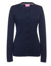 Brook Taverner 2308 Seattle – Crew-neck Cardigan — Navy