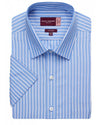 Brook Taverner 7542 Roccella – Classic Fit Shirt — Blue/White Stripe