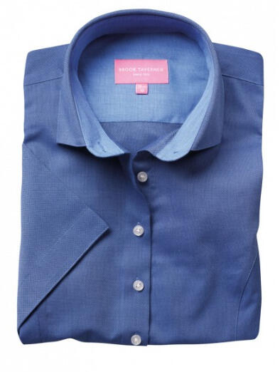 Brook Taverner 2320 Victoria – Royal Oxford Ladies Shirt — Blue
