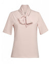 Brook Taverner 2369 Flavia – Pussy Bow Blouse — Nude