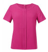 Brook Taverner 2280 Verona – crepe de chine Blouse — Fuchsia