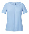 Brook Taverner 2280 Verona – crepe de chine Blouse — Sky Blue