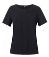 Brook Taverner 2280 Verona – crepe de chine Blouse — Black