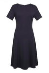 Brook Taverner 2380 Belinda – Jersey Stretch Dress — Navy