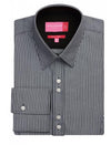 Brook Taverner 2239 Campania – Blouse — Black/White Stripe