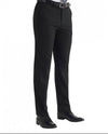 Brook Taverner 8845 Monaco – Tailored Fit Trouser — Black