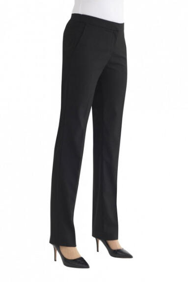 Brook Taverner 2327 Reims – Tailored Fit Trouser — Black