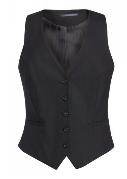 Brook Taverner 2328 Toulouse – Ladies Waistcoat — Black