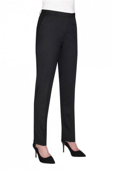 Brook Taverner 2306 Hempel – Slim Leg Trouser — Black