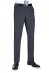 Brook Taverner 8733 Holbeck – Slim Fit Trouser — Mid Grey