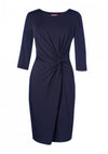 Brook Taverner 2287 Neptune – Jersey Stretch Dress — Navy