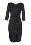 Brook Taverner 2287 Neptune – Jersey Stretch Dress — Black