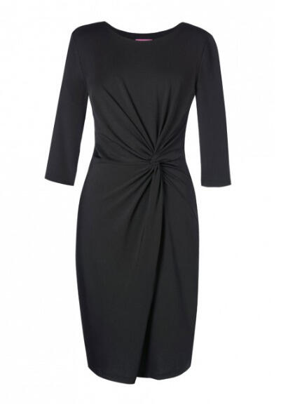 Brook Taverner 2287 Neptune – Jersey Stretch Dress — Black