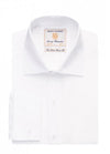 Brook Taverner 7642 Chester – Classic Fit Shirt Cotton Poplin — White