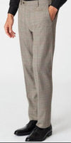 Brook Taverner 8934 Fabian – Check Trouser — Grey Check