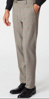 Brook Taverner 8934 Fabian – Check Trouser — Grey Check