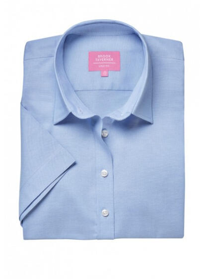 Brook Taverner 2360 Hamilton – Classic Oxford Shirt — Sky Blue