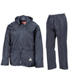 RESULT RE95A - WATERPROOF JACKET AND TROUSER SET — Navy