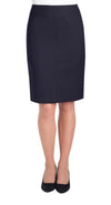 Brook Taverner 2275 Juliet – Straight Skirt — Navy