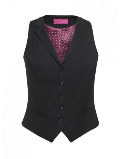 Brook Taverner 2293 Larissa – Ladies Waistcoat — Black