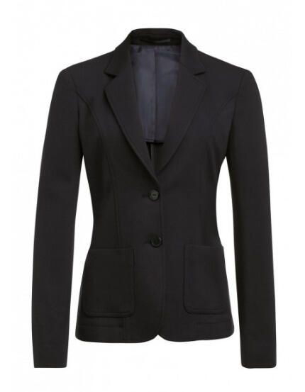 Brook Taverner 2379 Libra – Slim Fit Jersey Stretch Jacket — Black