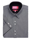 Brook Taverner 2240 Liguria – Blouse — Black/White Stripe