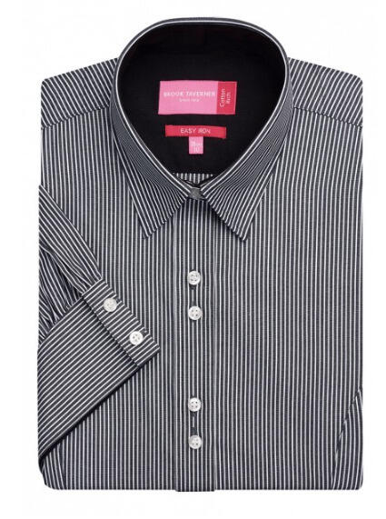 Brook Taverner 2240 Liguria – Blouse — Black/White Stripe