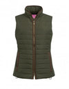 Brook Taverner 2377 Madison – Quilted Ladies Gilet — Olive