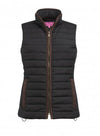 Brook Taverner 2377 Madison – Quilted Ladies Gilet — Black