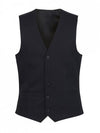 Brook Taverner 1295 Mercury – Mens Waistcoat — Black