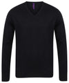 Henbury HB720 - V-neck Jumper — Black