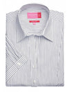Brook Taverner 2217 Pescara – Blouse — White / Grey Stripe