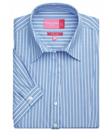 Brook Taverner 2217 Pescara – Blouse — Blue / White Stripe