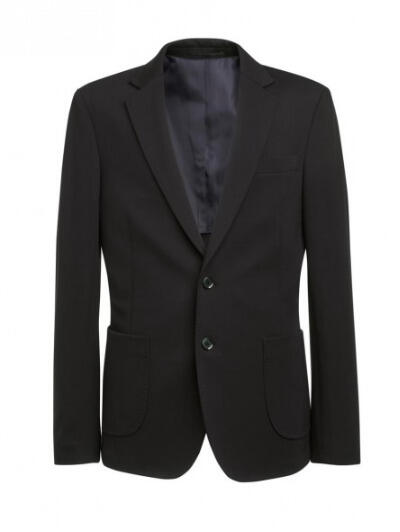 Brook Taverner 4374 Rory – Slim Fit Jersey Stretch Jacket — Black