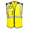 Portwest PW309 - Hi-Vis Executive Vest — Yellow / Black
