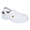 Portwest Compositelite ESD Perforated Safety Clog — White