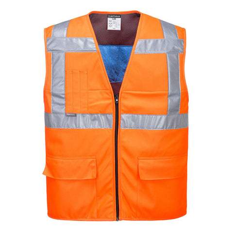 Portwest CV02 - Hi-Vis Cooling Vest — Orange