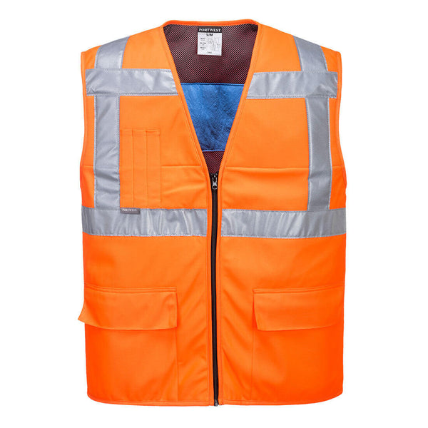 Portwest CV02 - Hi-Vis Cooling Vest — Orange