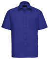 Russell J935M - Short Sleeve Poplin Shirt — Bright Royal